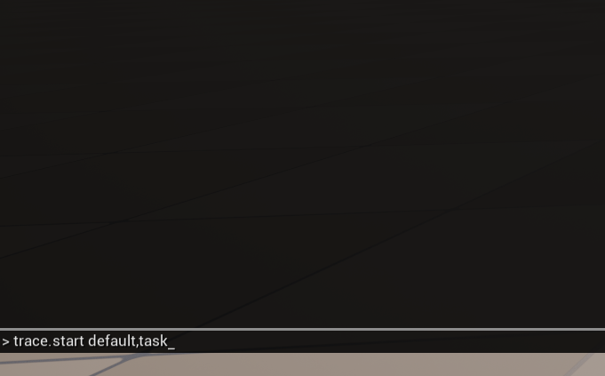 Console command to start a trace